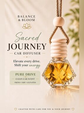 Sacred Journey Car Diffuser | Clean Scent